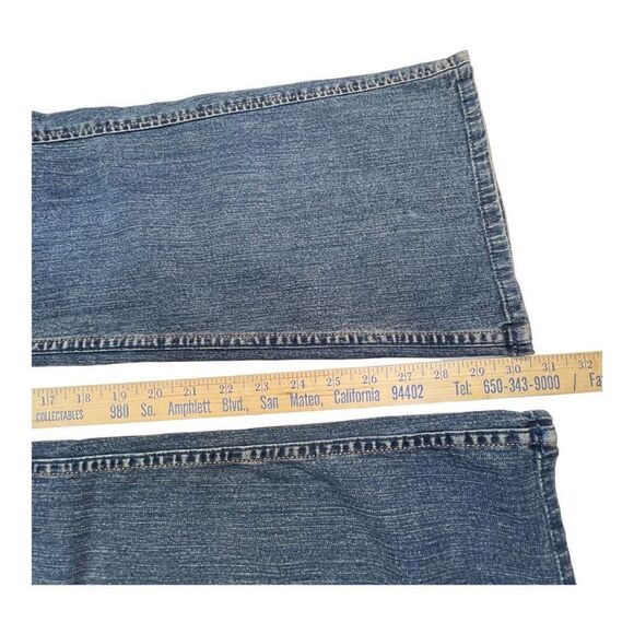 Brappers Women's Low Rise Stretch Bootcut Jean Blue Denim Light Wash VTG XL - Picture 3 of 8